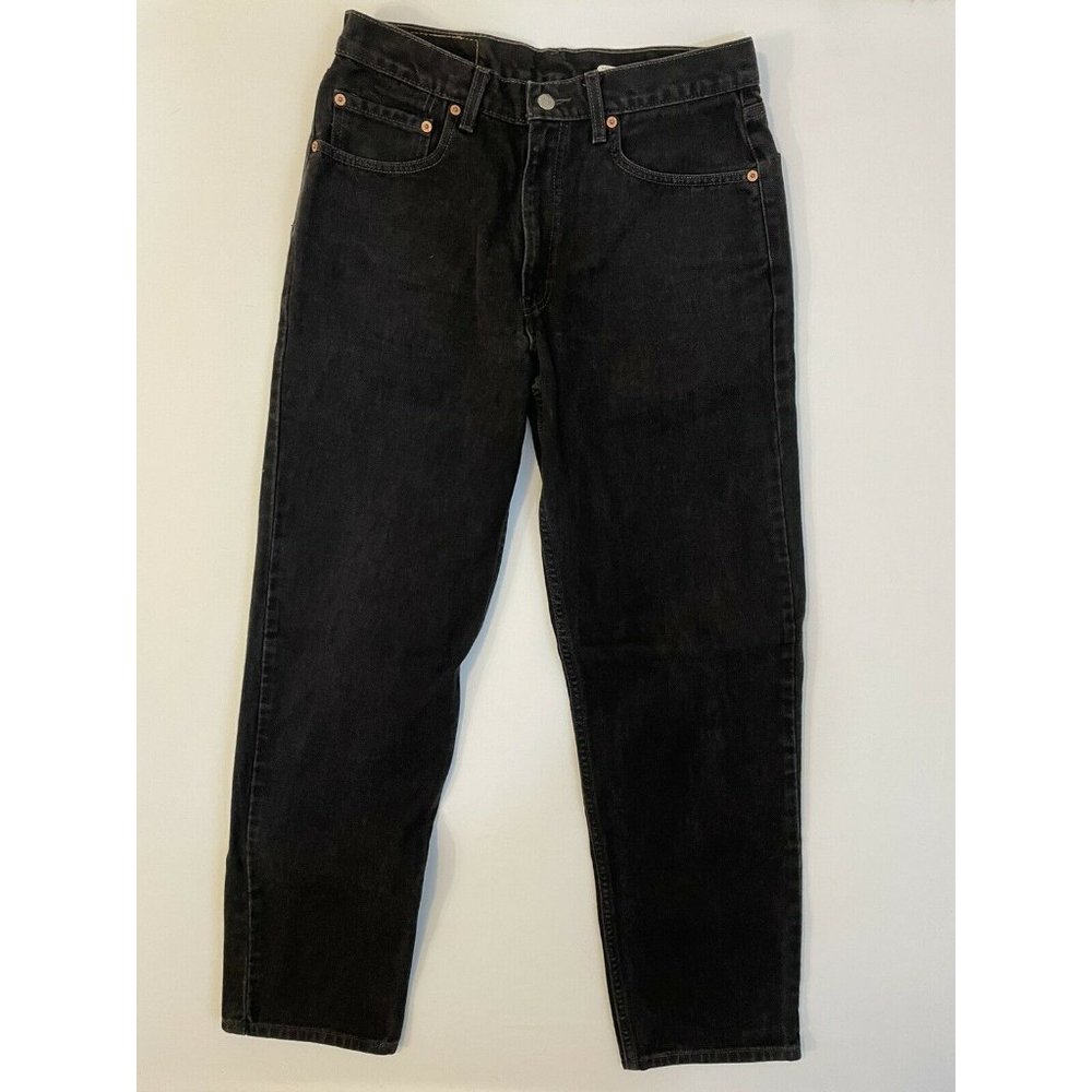 Levi's Mens Jeans Black Size 33X32 550 Relaxed Fit Tapered Leg